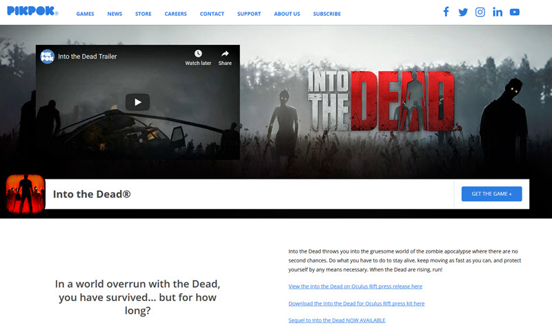 Into the Dead 3d - Best 3D Games