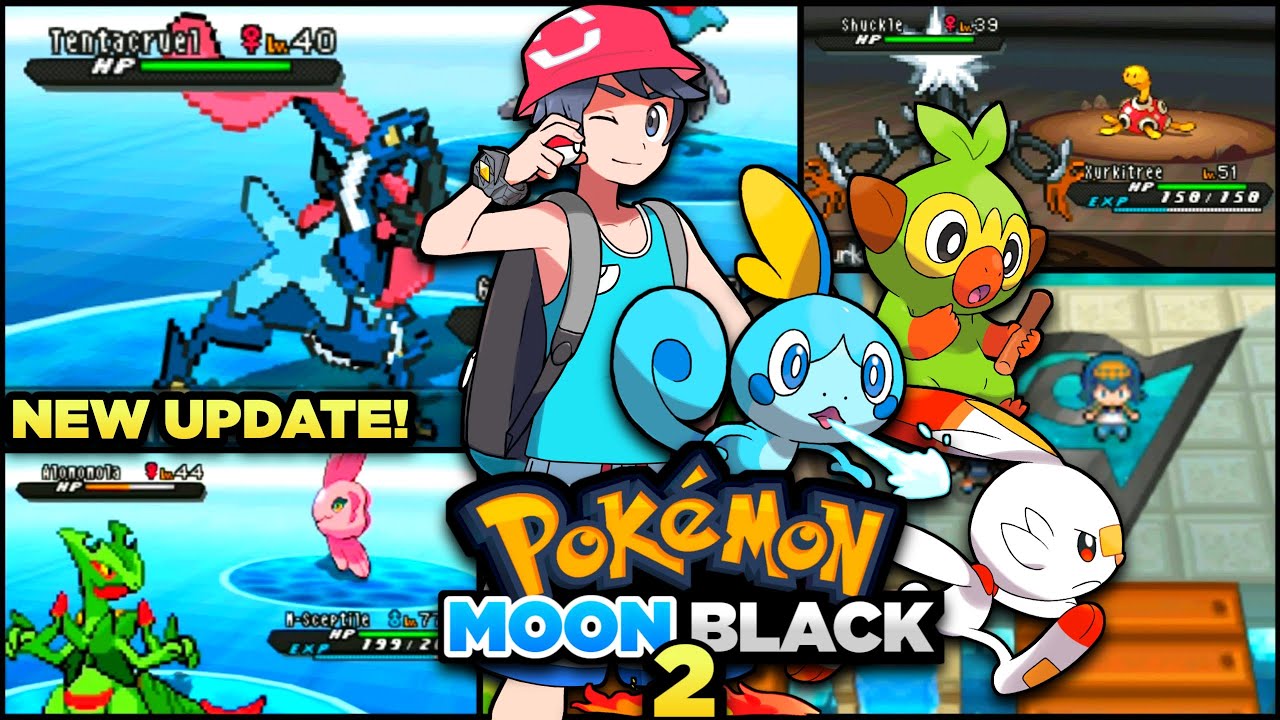 Pokemon Moon Black 2 NDS ROM Hack  Pokemon moon, Pokemon, Black pokemon